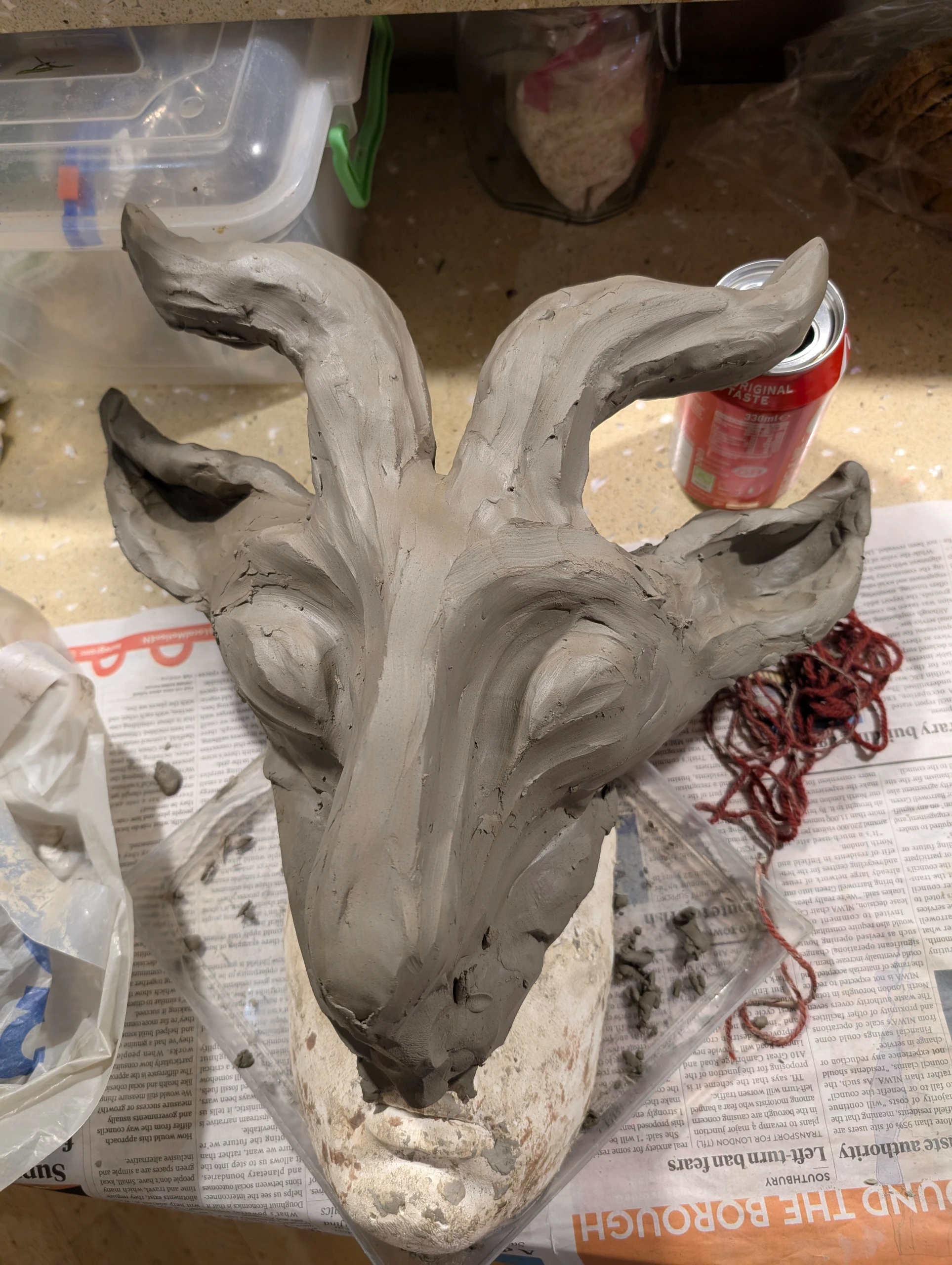 the clay mask model