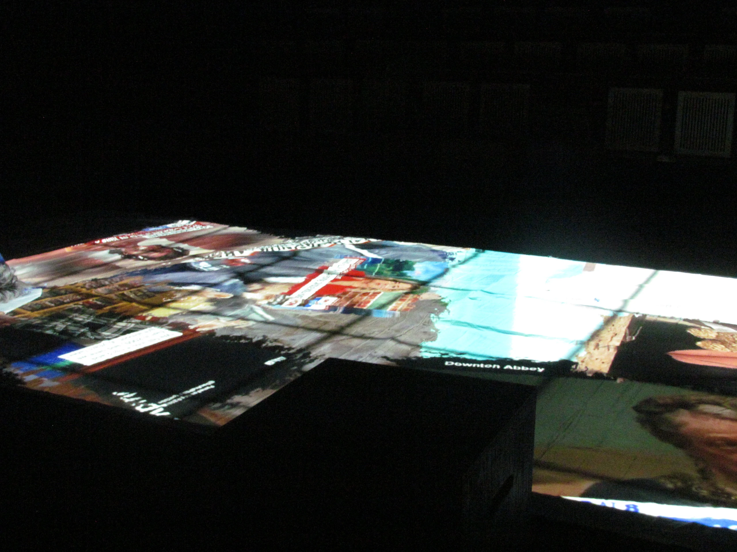 the final video projection